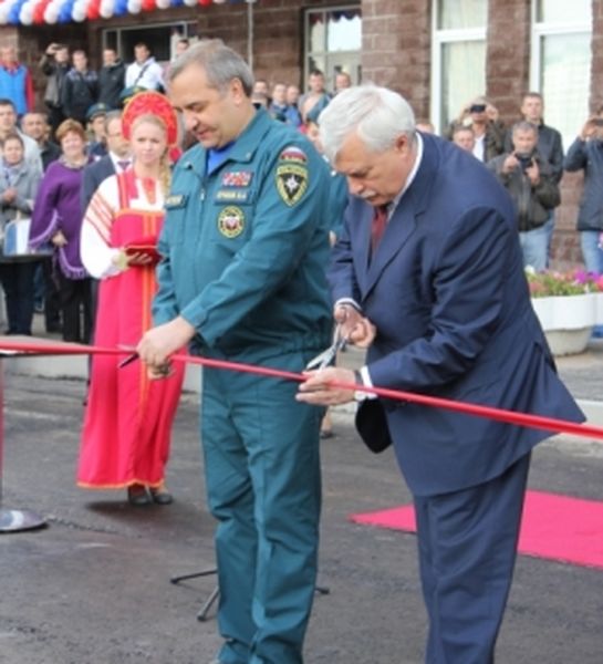 Владимир Пучков открыл новую пожарную часть в городе Кронштадт