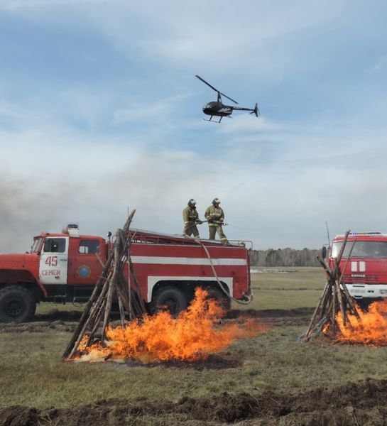 Работники лесного хозяйства Алтайского края обучаются тушению пожаров