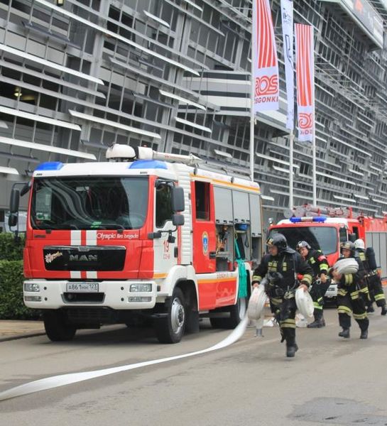Пожарные в Сочи готовятся к Гран-при России Формулы 1 