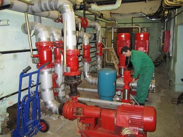 Система противопожарного водоснабжения