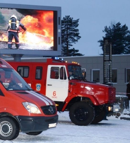 Пожарно-спасательная часть по охране Кольской АЭС отметила юбилей