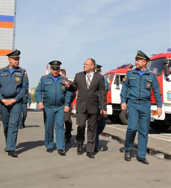 Белорусские пожарные прибыли в Воронеж с рабочим визитом