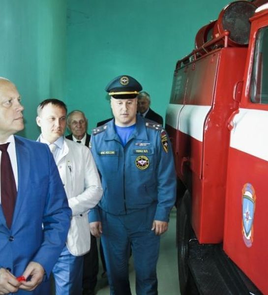 В деревне Покрово-Иртышское Омского района состоялось торжественное открытие поста противопожарной службы