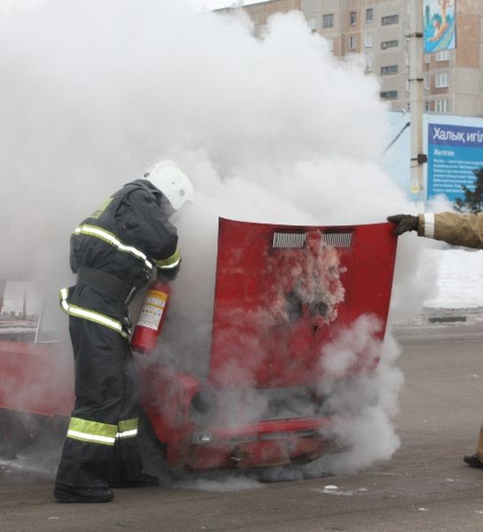 В Петропавловске состоялась выставка пожарной техники