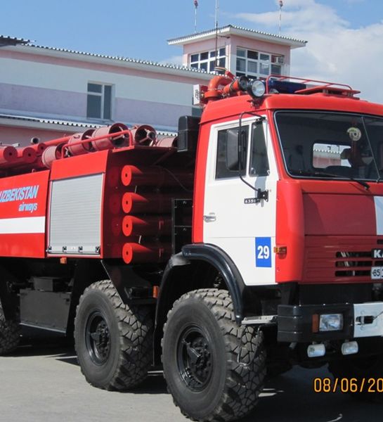 Строительство новых пожарных депо в Узбекистане