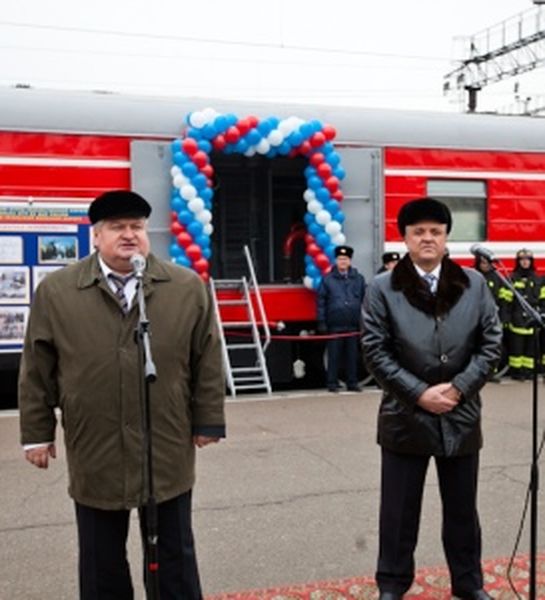 В Оренбуржье приступил к работе новый пожарный поезд