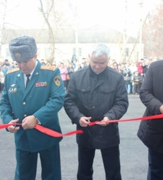 В Белгородской области торжественно открыли новую пожарную часть