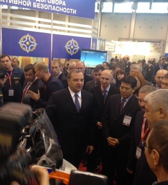 Глава МЧС России посетил Международную выставку средств обеспечения безопасности государства «Интерполитех-2014»