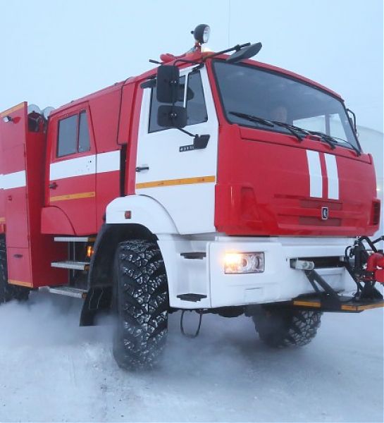 Безопасность в аэропорту Якутска будут обеспечивать пожарные автомобили КамАЗ нового типа