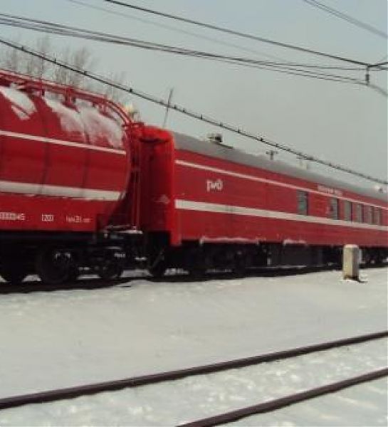 На Свердловской железной дороге будет дежурить модернизированный пожарный поезд
