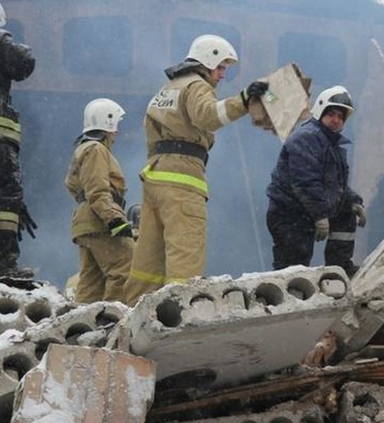 Крупный пожар произошел в Воронеже из-за взрыва газа