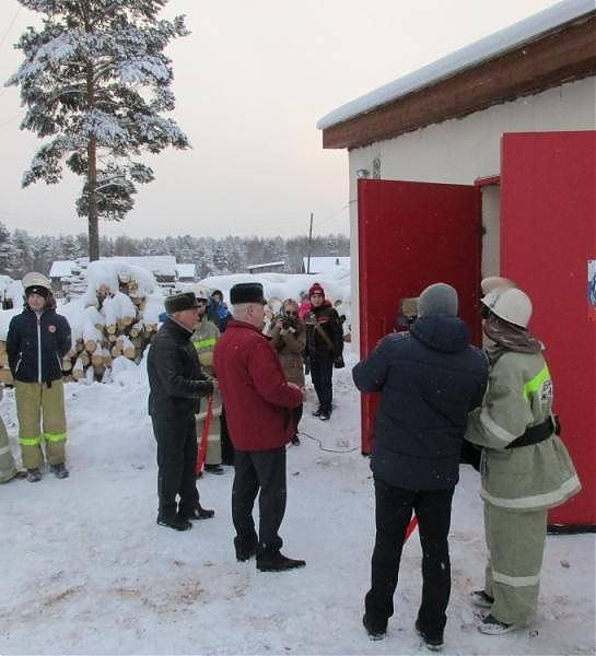В Костромской области открыли новое депо для добровольной пожарной команды.