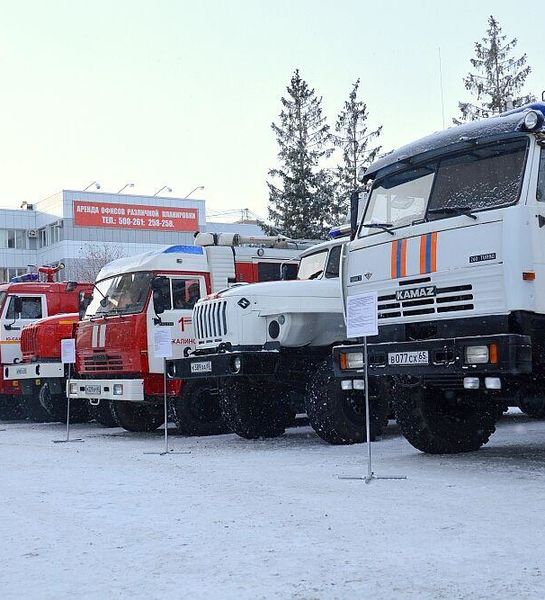 Жители Южно-Сахалинска смогут посетить выставку пожарной техники 