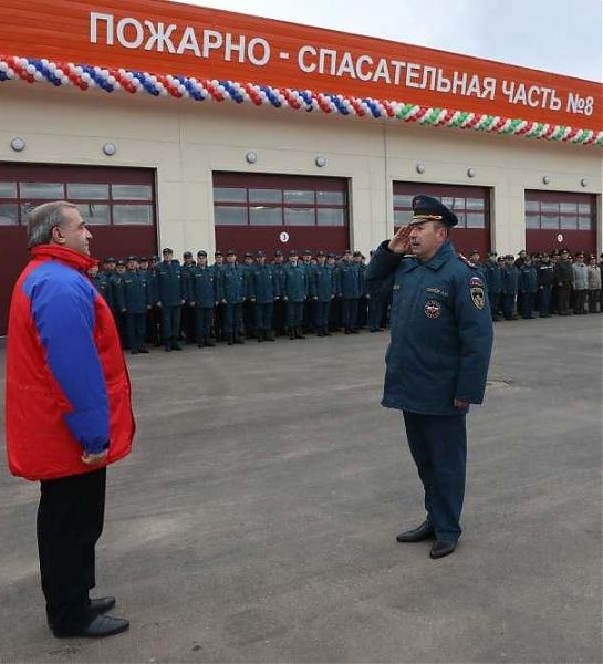 Глава МЧС России открыл в Иннополисе пожарно-спасательную часть
