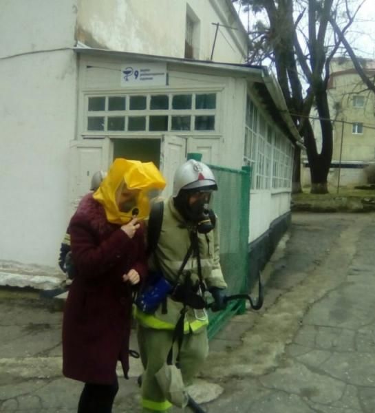 Пожарно-тактическое занятие в медицинском учреждении в Ставропольском крае