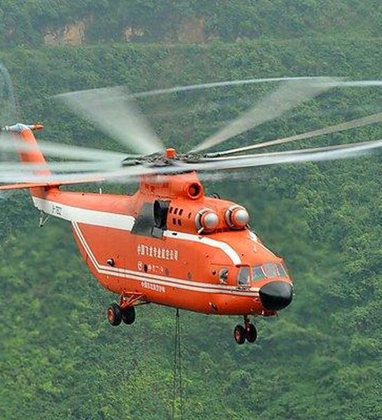 Китайские пожарные высоко оценили уникальный российский вертолет Ми-26ТС