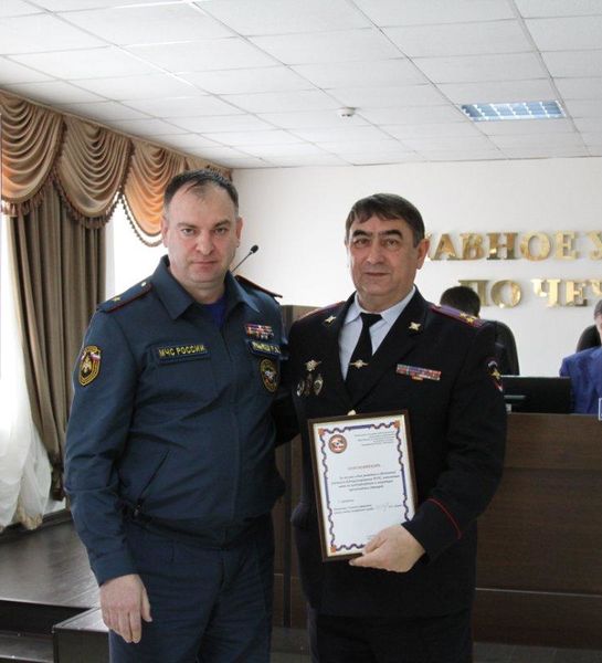 МЧС Чеченской Республики признано лучшим на Северном Кавказе