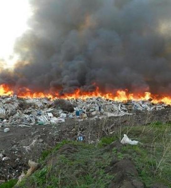 Благодаря вмешательству ОНФ удалось локализовать пожар на свалке в Горячем Ключе