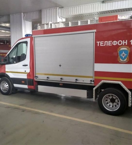 Уникальный пожарный автомобиль поступил на вооружение спецчасти в Ростовской области