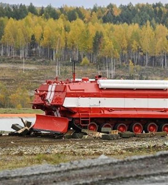 На учениях в Амурской области впервые применили современные пожарные танки