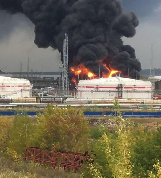 Ликвидирован крупный пожар на НПЗ в Нижегородской области