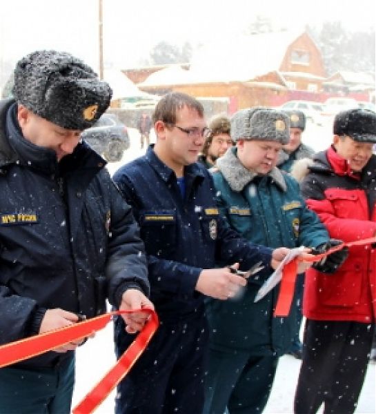 В поселке Большая Речка Иркутского района открылось пожарное депо