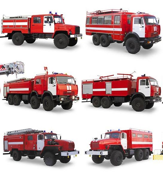 Классификация пожарных автомобилей. Основные и специальные пожарные автомобили
