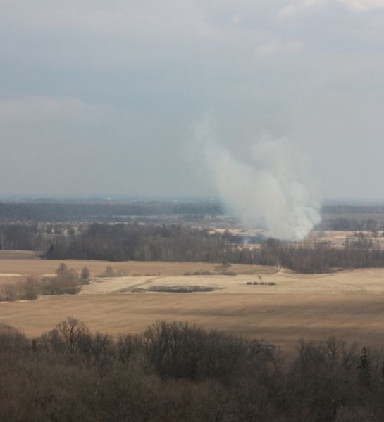 В Калининградской области впервые в этом году приступили к авиаразведке пожарной ситуации