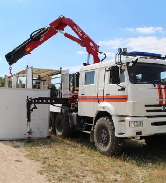 Крымским спасатели получили новый мобильный комплекс