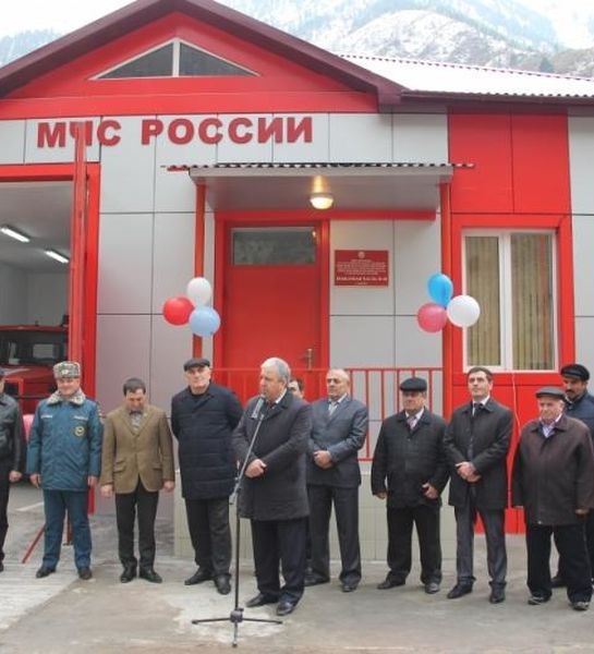 Новая пожарная часть открылась в Рутульском районе Республики Дагестан