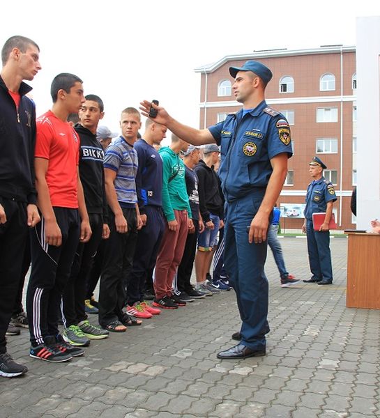 28 августа 2014 года в Воронежский институт ГПС МЧС России прибыли курсанты первого курса