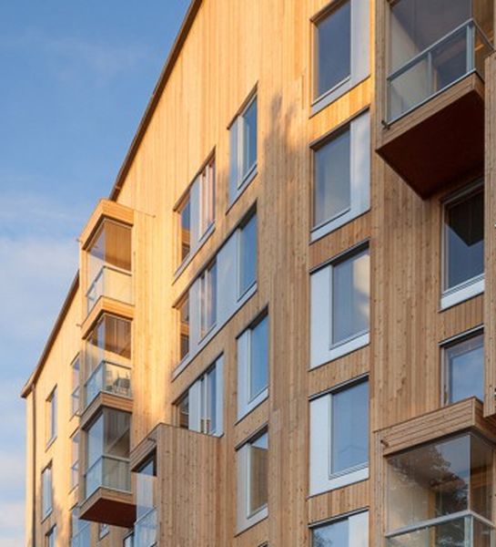 В Финляндии построен деревянный восьмиэтажный жилой многоквартиный дом