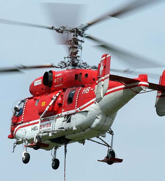 Российские пожарные вертолеты борются с огнём по всему миру