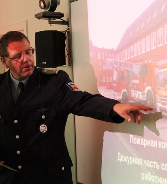 Немецкие пожарные приехали в Архангельск для обмена опытом в области профилактики