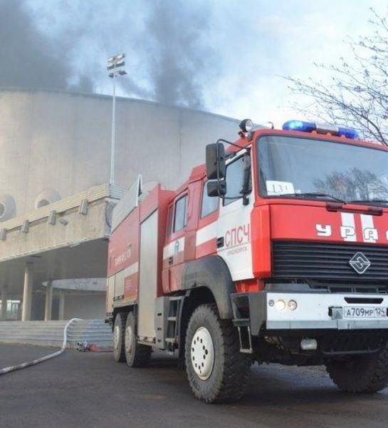 Пожар во Дворце спорта в Красноярске начался от возгорания силового кабеля в шахте лифта