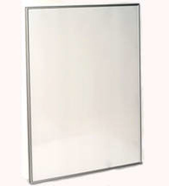 Рамка серебряная пластиковая со стеклом (под план 30х40 см)