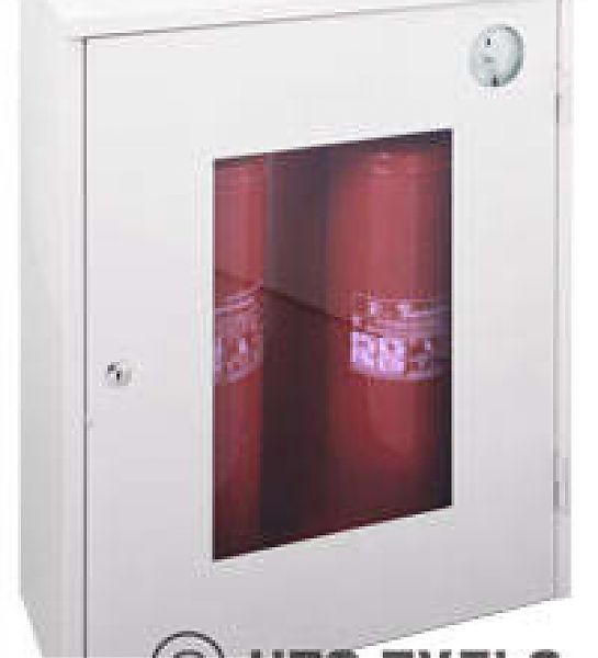 Шкаф для огнетушителя ШПО-113НОБ (навесной открытый белый)