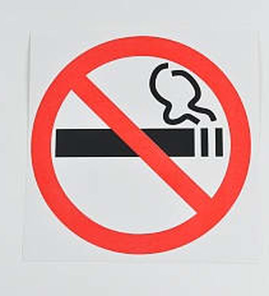 Знак 'О запрете курения' (по Приказу Минздрава РФ №340Н от 30.05.2013) 200х200 мм