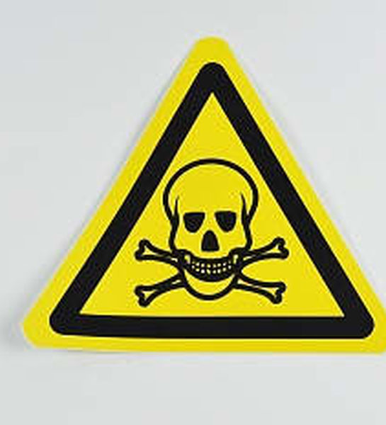 Знак 'Опасно. Ядовитые вещества' (ГОСТ Р 12.4.026-2001) 200х200х200 мм
