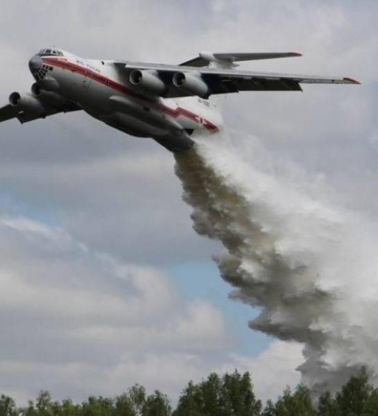 В Бурятии продолжается активное применение авиации при тушении пожаров