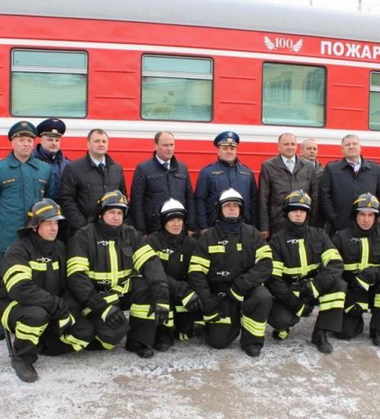 Современный пожарный поезд поступил в Томскую область 