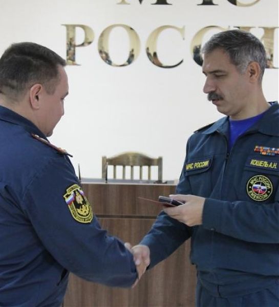 Воронежских пожарных наградили медалями